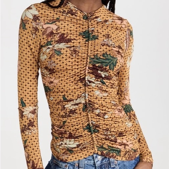 Ulla Johnson print long-sleeved top - XL - Picture 1 of 10